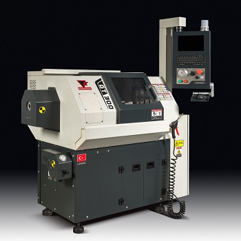 Komatron GT 300 Cnc Gang Lathe, high volume machining, precision machining parts, suitable solution for precision parts, suitable for high quantity parts, rigid casting body, spindle design, compact design cnc, cnc for auxiliary operations, auxiliary operations turning, suitable solution for small parts, cnc for small parts, lathe for small parts